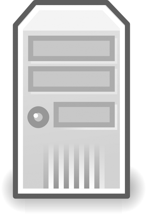 computer gray server