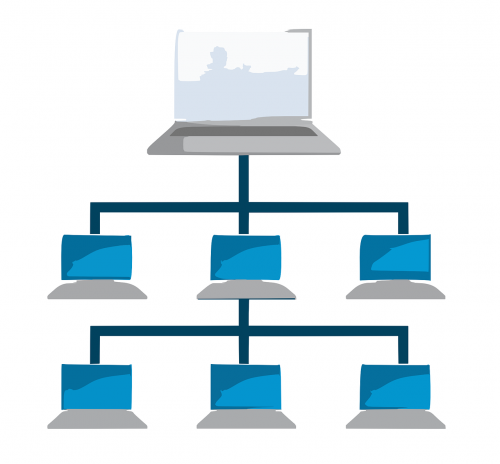 computer network tiered