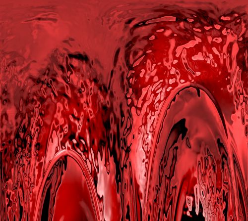 computer graphics blood liquid