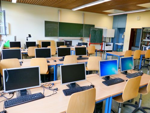 computer room computer training school