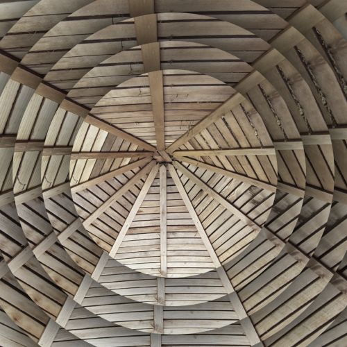 Concentric Wooden Roof