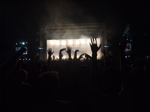 concert crowd dance