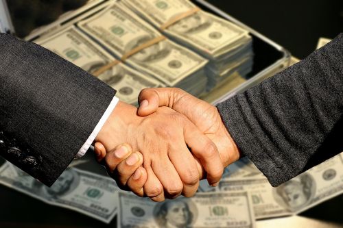 conclusion of the contract handshake trade