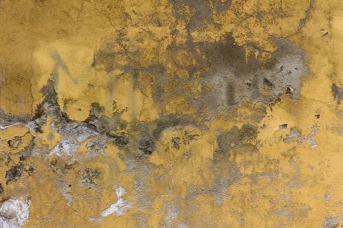 concrete yellow wall