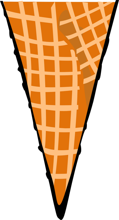 cone waffle food
