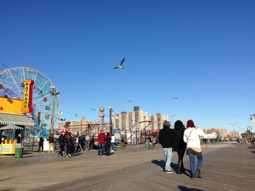 coney island beach park fun