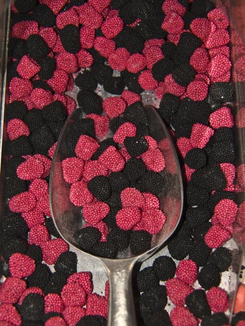 confectionery raspberries blackberries