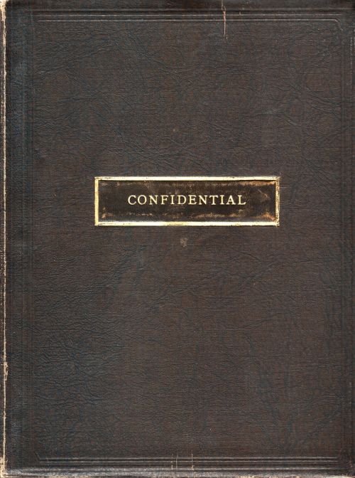 confidential cover vintage