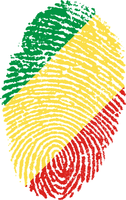 congo flag fingerprint