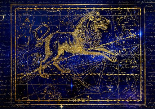 constellation  lion  zodiac sign