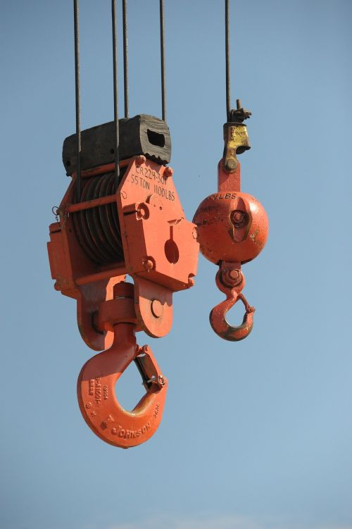 construction crane lift