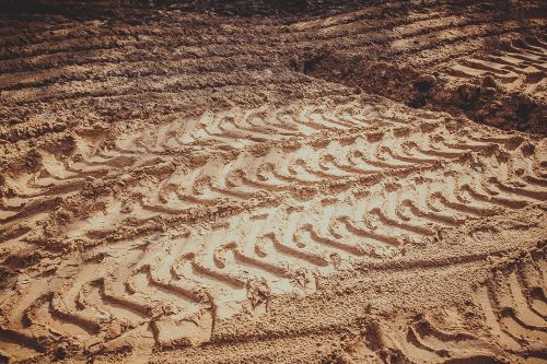 construction track land