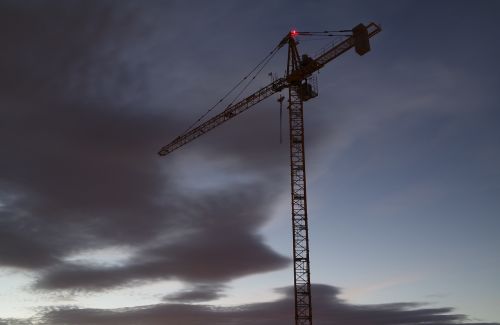 construction clouds sky