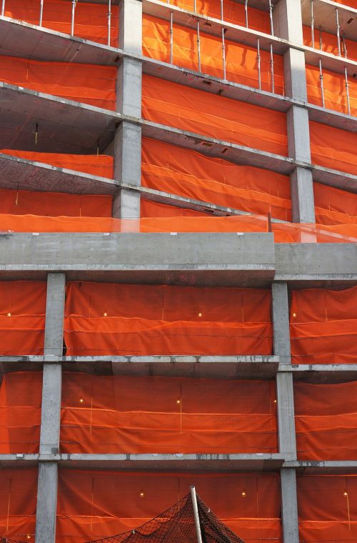 construction tarp architecture