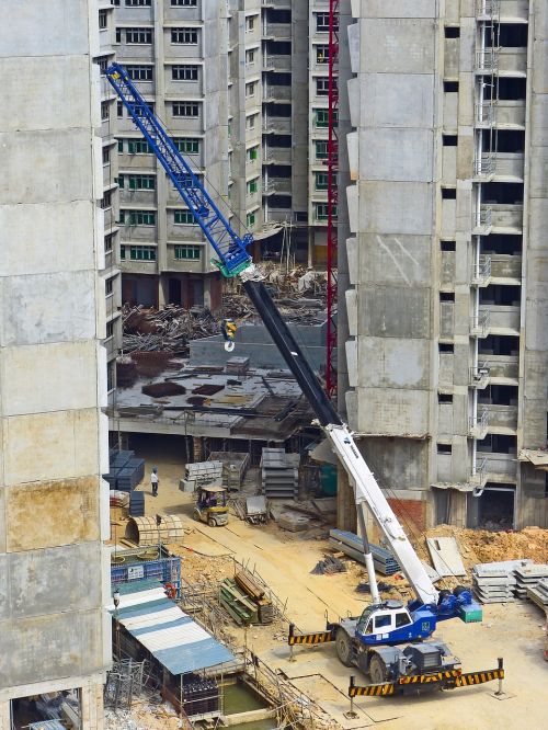 construction crane building construction