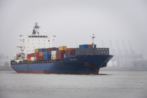 container ship  ship  port