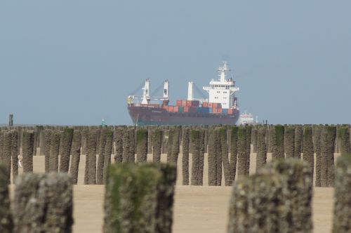 container ship ship coast