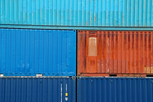 containers  colors  orange