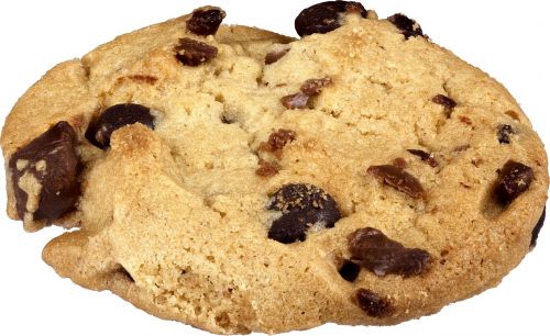 cookie chocolate chip cookie snack