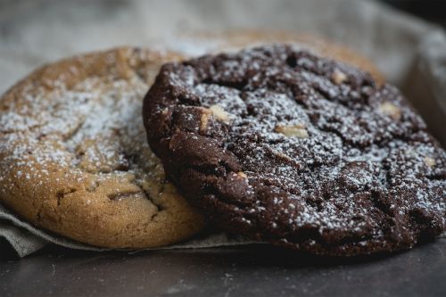 cookies chocolate cookie nut cookie