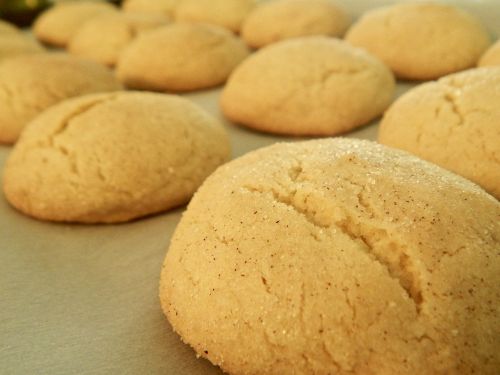cookies snickerdoodle golden brown