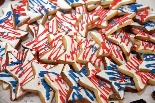 cookies stars patriotic