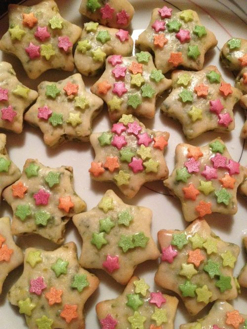 cookies christmas star