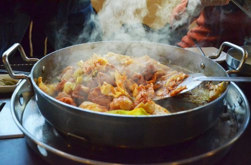cooking korea food chicken chops