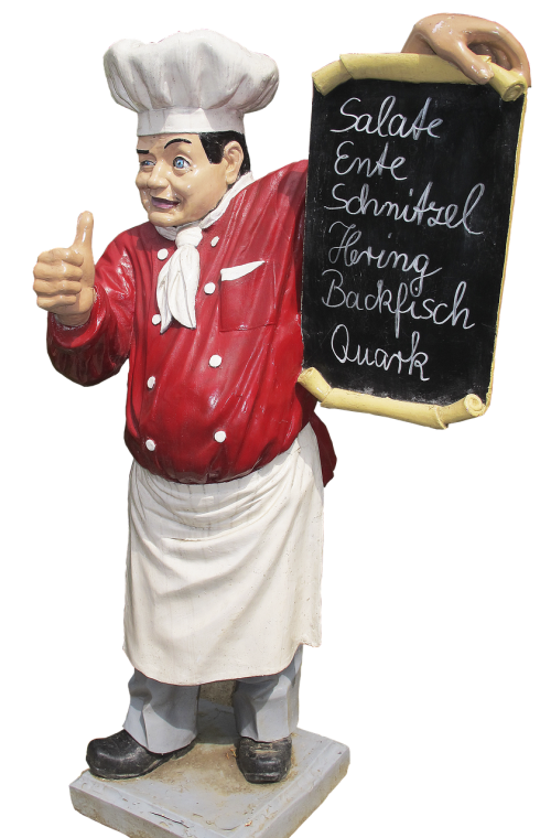 cooking chef figure