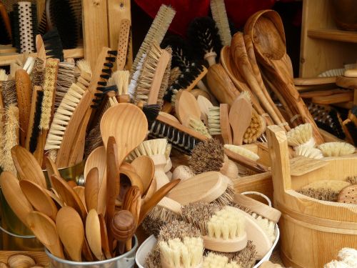 cooking spoon brushes articles of wood