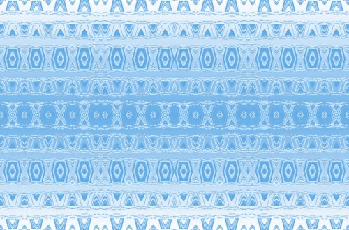 Cool Blue And White Pattern