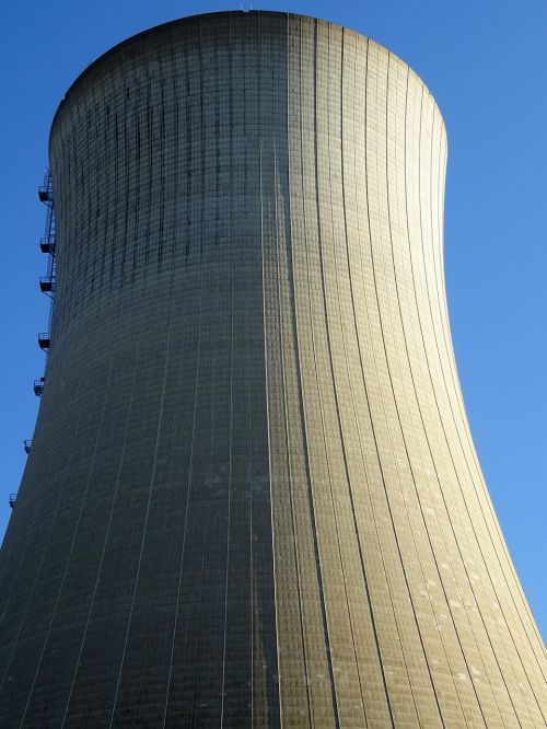 cooling tower nuclear power power plant
