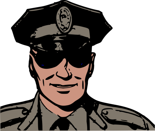 cop glasses law