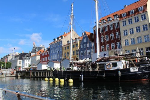 copenhagen  canal  denmark