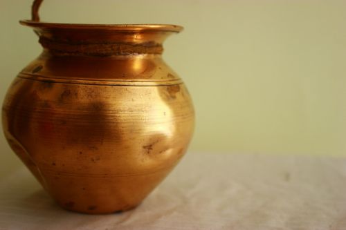 copper pot vessel