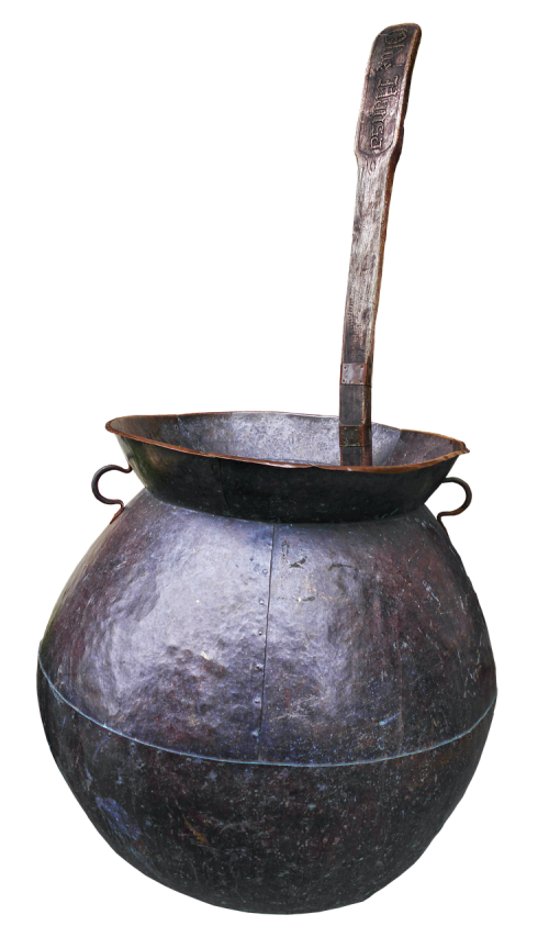 copper boiler middle ages antique