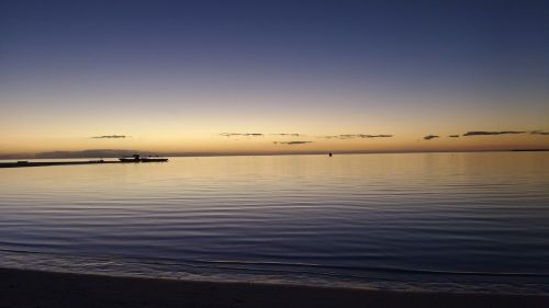 coral bay australia sunset