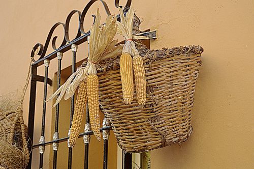 corn esparto basket of esparto grass