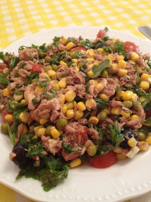 corn salad mixed