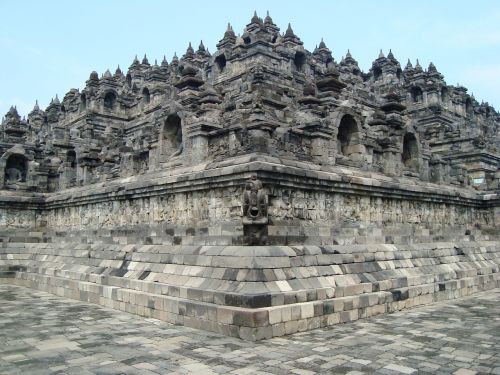 corner borobudor temple