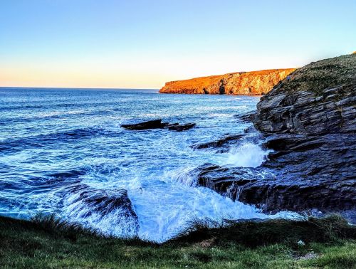 cornwall coast seascape