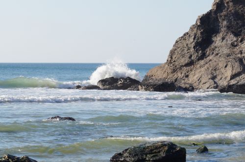 cornwall rock sea