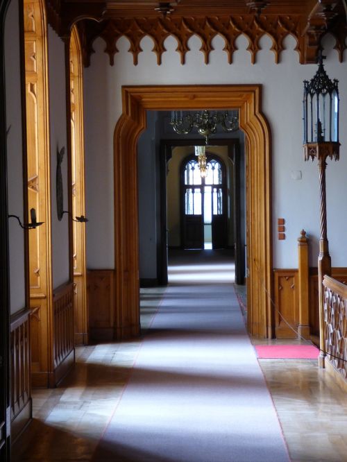 corridor hall the door