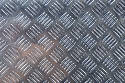 corrugated sheet metal plate