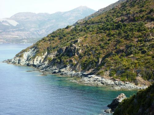 corsica coast coastal road