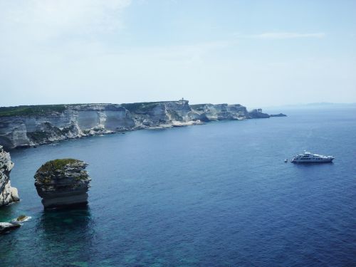 corsica cliff white cliffs