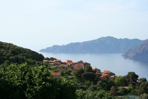 corsican landscape nature