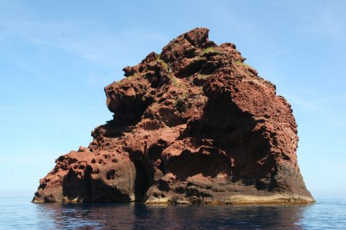 corsican nature rock