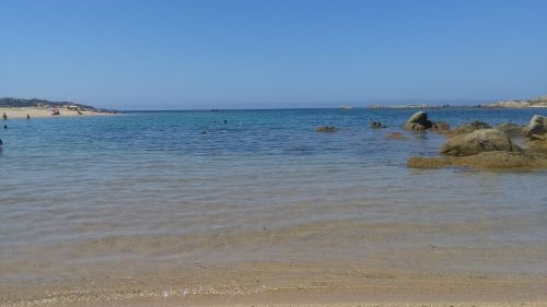 corsican beach sea