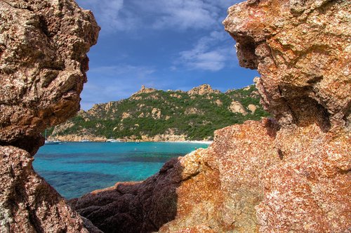 corsican  beach  sea